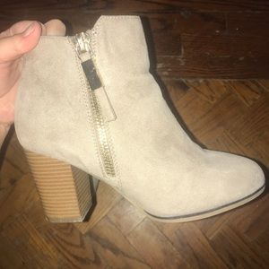 Apt 9 Beige Ankle Booties